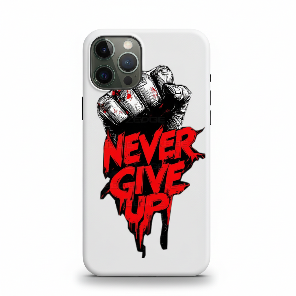 Gym cover - Never give up