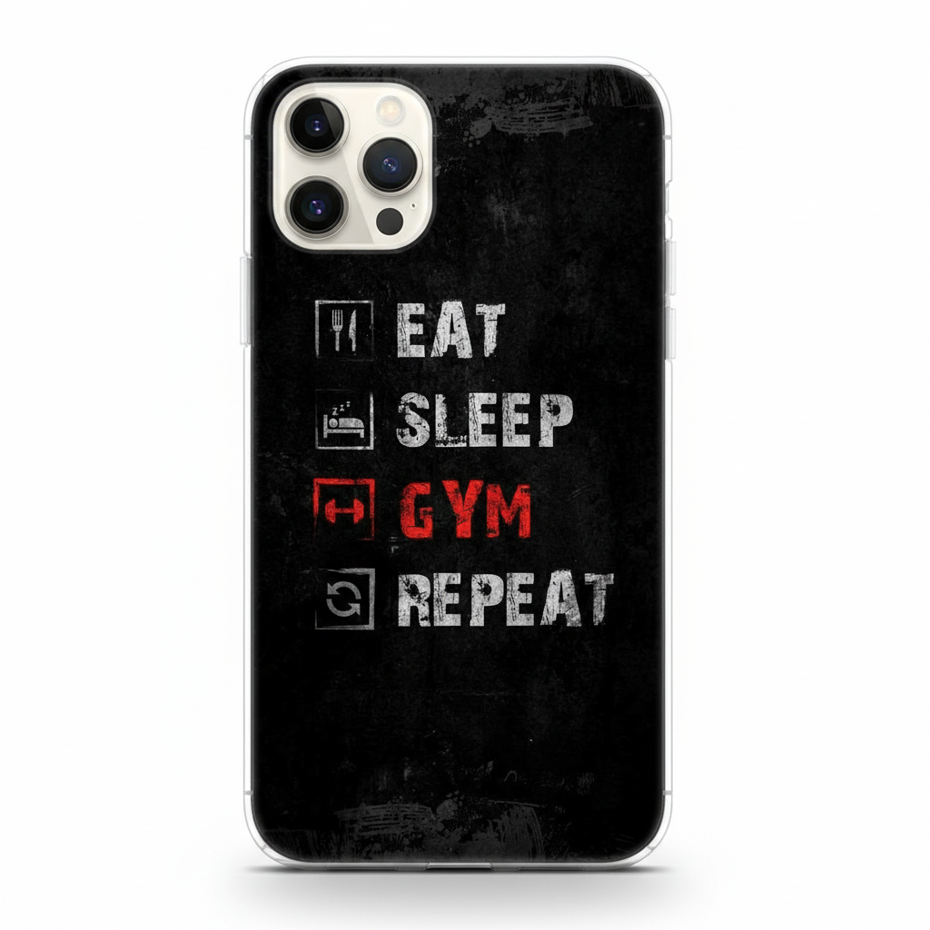 Gym cover - Eat --> Sleep --> Gym --> Repeat
