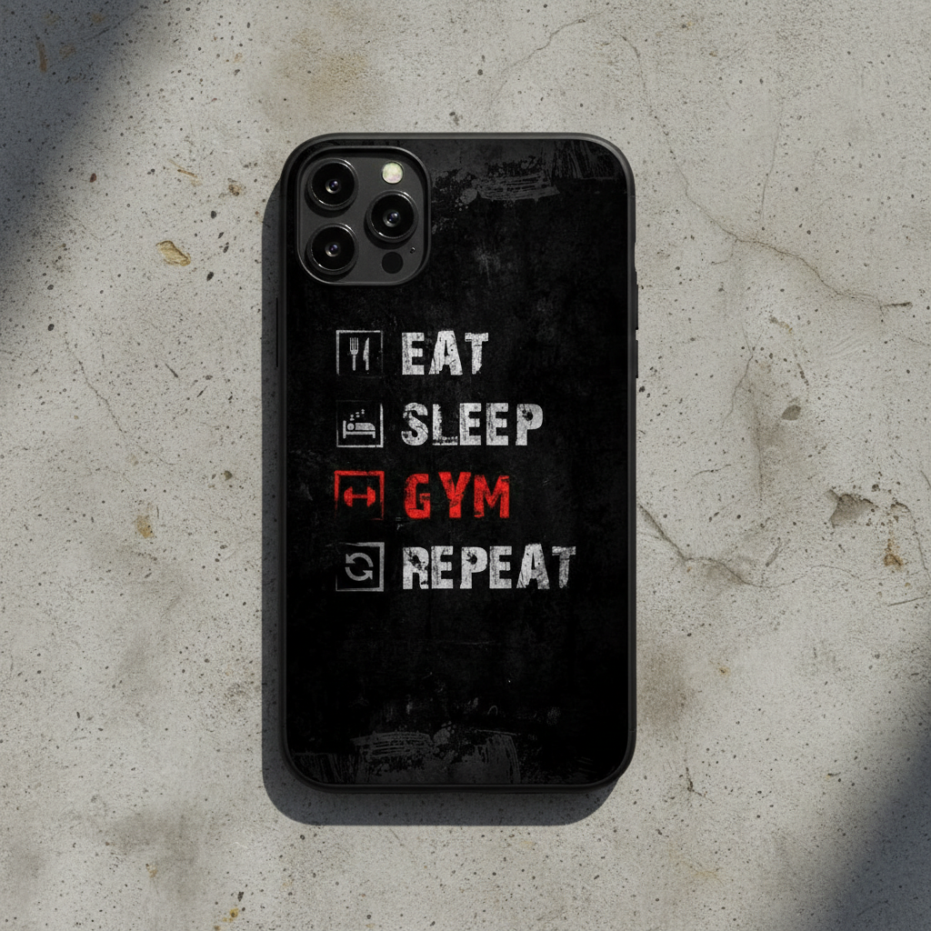 Gym cover - Eat --> Sleep --> Gym --> Repeat