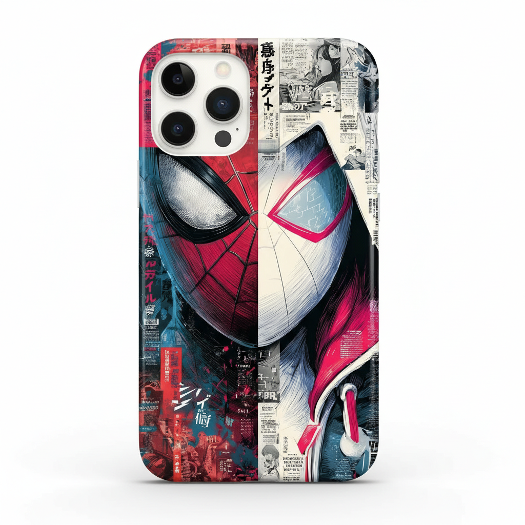 Spiderman cover - Spiderman Characters Half