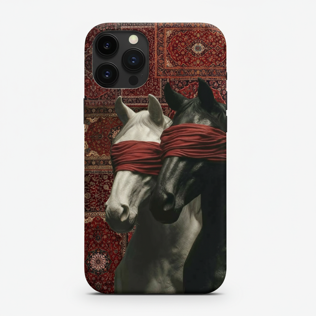 islamic cover - horses